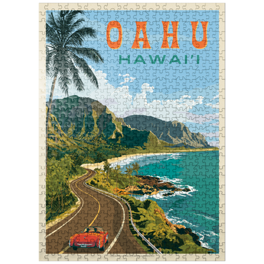 puzzleplate Hawaii: Oahu (North Shore Drive) 500 Jigsaw Puzzle