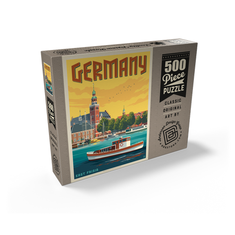 Germany: Leer, East Frisia 500 Jigsaw Puzzle box view2