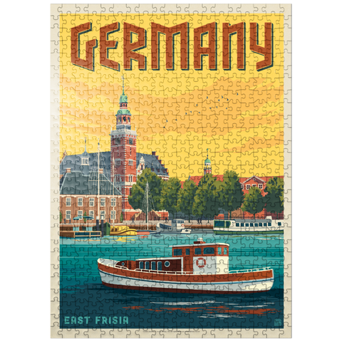 puzzleplate Germany: Leer, East Frisia 500 Jigsaw Puzzle