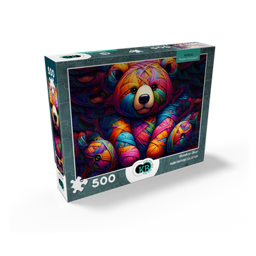Rainbow Bear: Yarn Critters Collection 500 Jigsaw Puzzle box view2