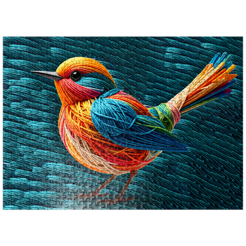 puzzleplate Bird: Yarn Critters Collection 500 Jigsaw Puzzle