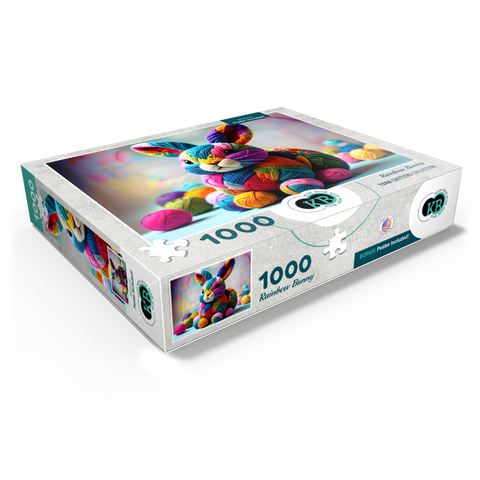 Rainbow Bunny: Yarn Critters Collection 1000 Jigsaw Puzzle box view1