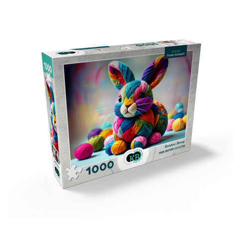 Rainbow Bunny: Yarn Critters Collection 1000 Jigsaw Puzzle box view2