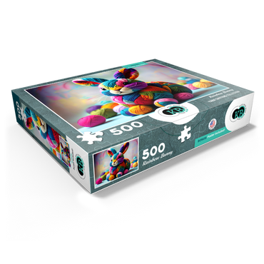 Rainbow Bunny: Yarn Critters Collection 500 Jigsaw Puzzle box view1