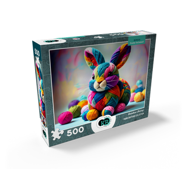 Rainbow Bunny: Yarn Critters Collection 500 Jigsaw Puzzle box view2