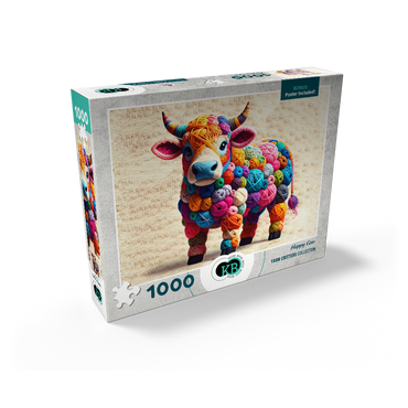 Happy Cow: Yarn Critters Collection 1000 Jigsaw Puzzle box view2