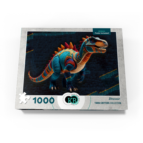Dinosaur: Yarn Critters Collection 1000 Jigsaw Puzzle box view3