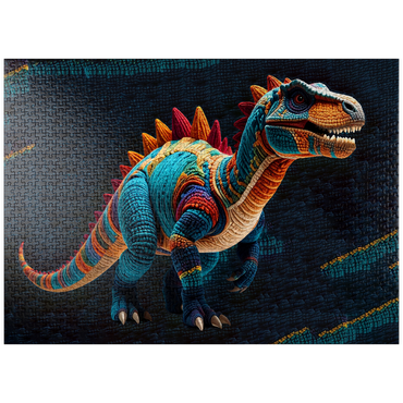 puzzleplate Dinosaur: Yarn Critters Collection 1000 Jigsaw Puzzle