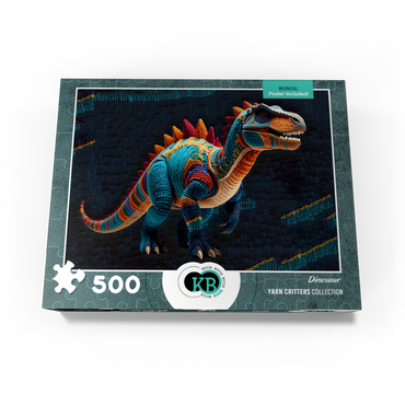 Dinosaur: Yarn Critters Collection 500 Jigsaw Puzzle box view3
