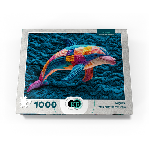 Dolphin: Yarn Critters Collection 1000 Jigsaw Puzzle box view3
