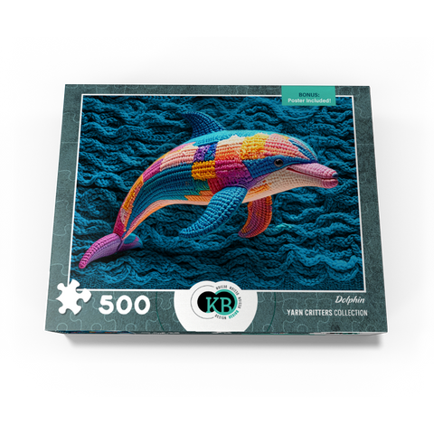 Dolphin: Yarn Critters Collection 500 Jigsaw Puzzle box view3
