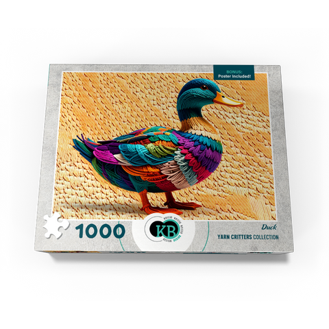 Duck: Yarn Critters Collection 1000 Jigsaw Puzzle box view3
