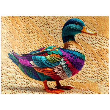 puzzleplate Duck: Yarn Critters Collection 1000 Jigsaw Puzzle