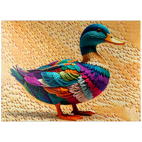 puzzleplate Duck: Yarn Critters Collection 1000 Jigsaw Puzzle