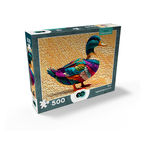 Duck: Yarn Critters Collection 500 Jigsaw Puzzle box view2