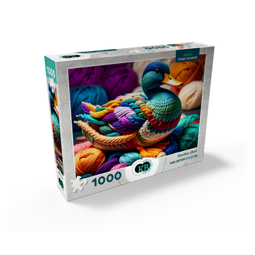Rainbow Duck: Yarn Critters Collection 1000 Jigsaw Puzzle box view2