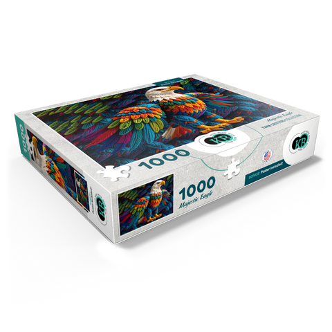Majestic Eagle: Yarn Critters Collection 1000 Jigsaw Puzzle box view1
