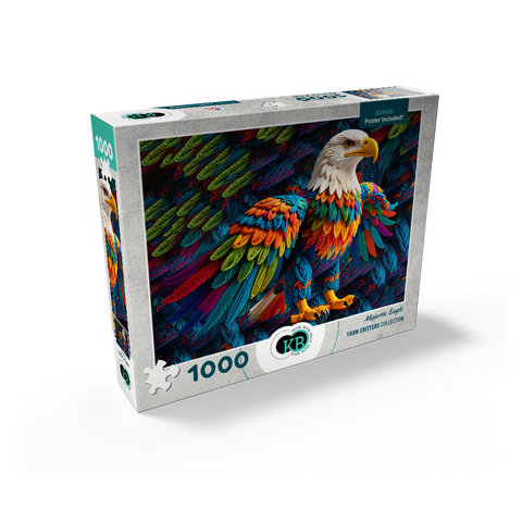Majestic Eagle: Yarn Critters Collection 1000 Jigsaw Puzzle box view2
