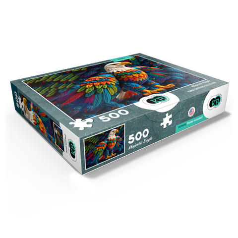 Majestic Eagle: Yarn Critters Collection 500 Jigsaw Puzzle box view1