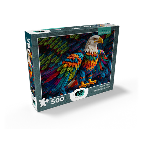 Majestic Eagle: Yarn Critters Collection 500 Jigsaw Puzzle box view2