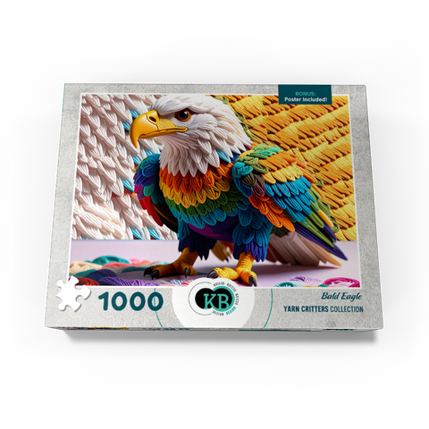 Bald Eagle: Yarn Critters Collection 1000 Jigsaw Puzzle box view3