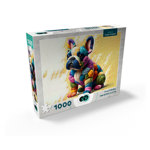 French Bulldog: Yarn Critters Collection 1000 Jigsaw Puzzle box view2