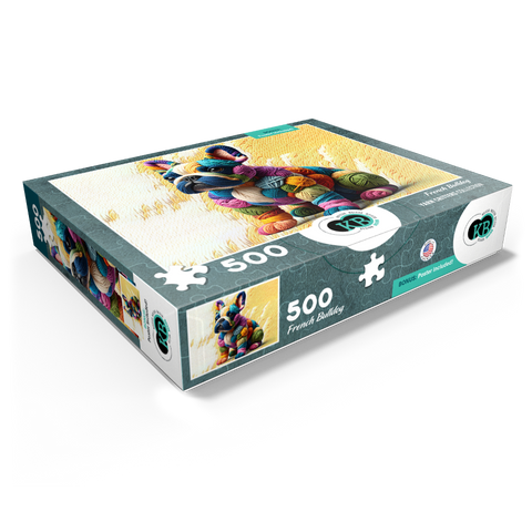 French Bulldog: Yarn Critters Collection 500 Jigsaw Puzzle box view1