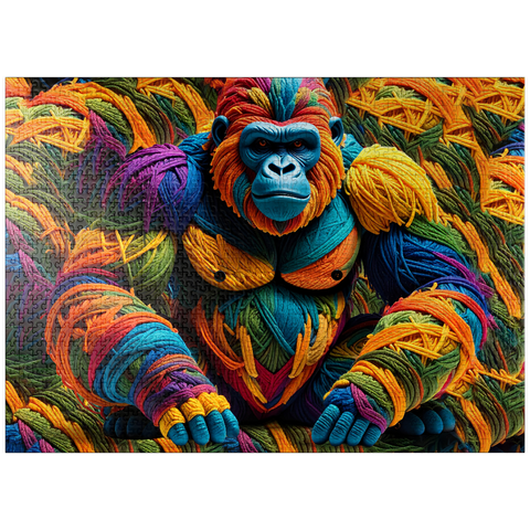 puzzleplate Gorilla: Yarn Critters Collection 1000 Jigsaw Puzzle