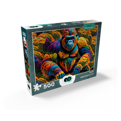 Gorilla: Yarn Critters Collection 500 Jigsaw Puzzle box view2