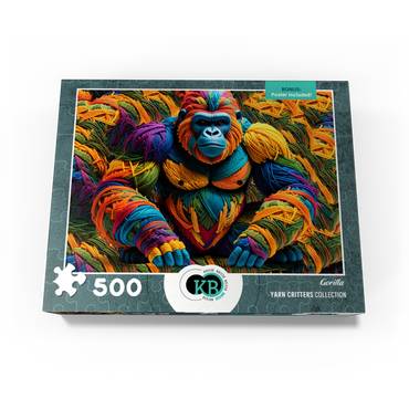 Gorilla: Yarn Critters Collection 500 Jigsaw Puzzle box view3
