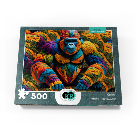 Gorilla: Yarn Critters Collection 500 Jigsaw Puzzle box view3