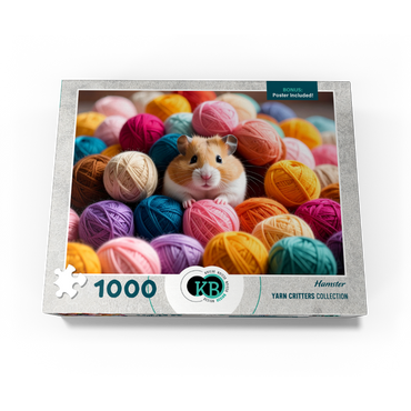 Hamster: Yarn Critters Collection 1000 Jigsaw Puzzle box view3