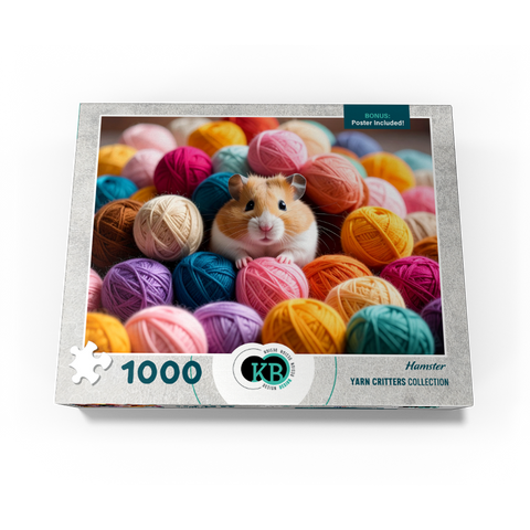 Hamster: Yarn Critters Collection 1000 Jigsaw Puzzle box view3