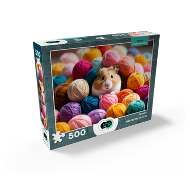 Hamster: Yarn Critters Collection 500 Jigsaw Puzzle box view2