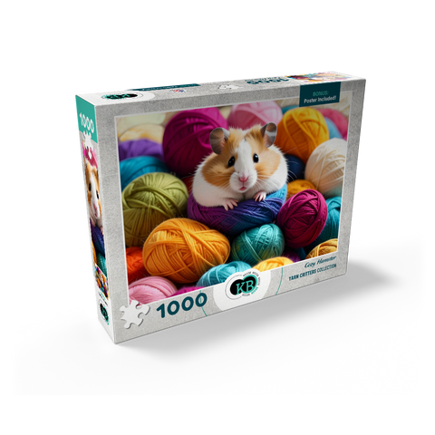 Cozy Hamster: Yarn Critters Collection 1000 Jigsaw Puzzle box view2