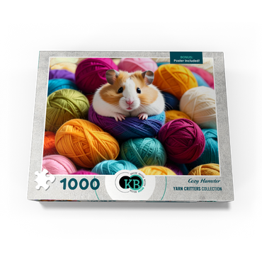 Cozy Hamster: Yarn Critters Collection 1000 Jigsaw Puzzle box view3