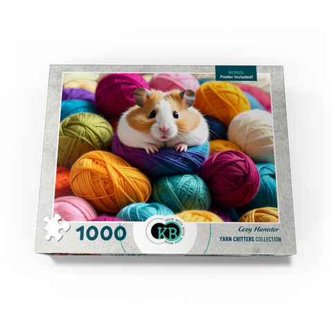 Cozy Hamster: Yarn Critters Collection 1000 Jigsaw Puzzle box view3
