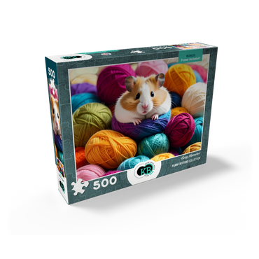 Cozy Hamster: Yarn Critters Collection 500 Jigsaw Puzzle box view2