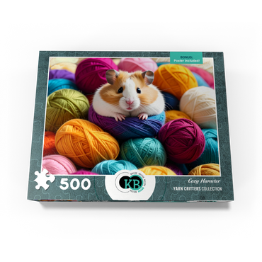 Cozy Hamster: Yarn Critters Collection 500 Jigsaw Puzzle box view3
