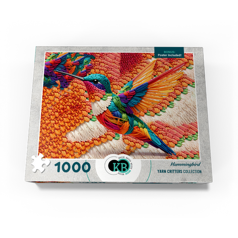 Hummingbird: Yarn Critters Collection 1000 Jigsaw Puzzle box view3
