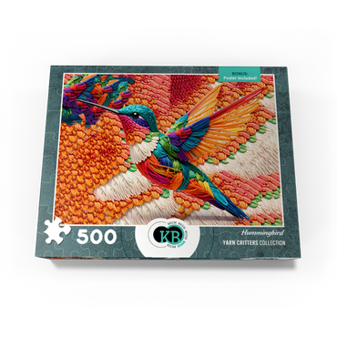 Hummingbird: Yarn Critters Collection 500 Jigsaw Puzzle box view3