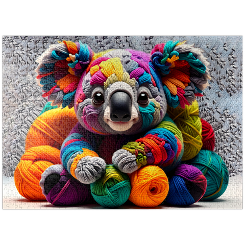 puzzleplate Koala: Yarn Critters Collection 1000 Jigsaw Puzzle