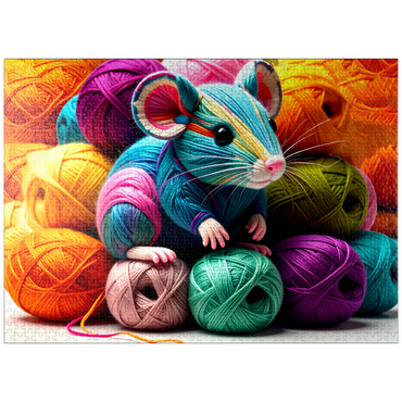 puzzleplate Mouse: Yarn Critters Collection 1000 Jigsaw Puzzle