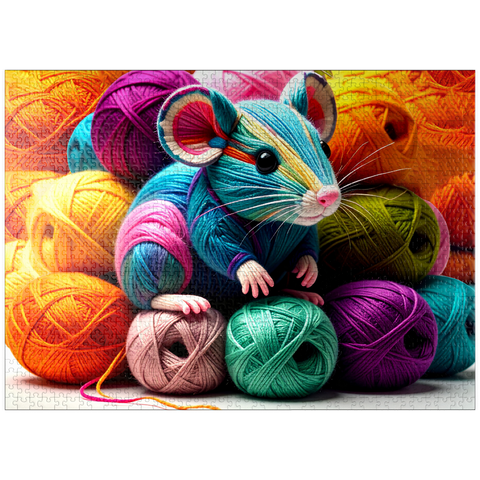 puzzleplate Mouse: Yarn Critters Collection 1000 Jigsaw Puzzle