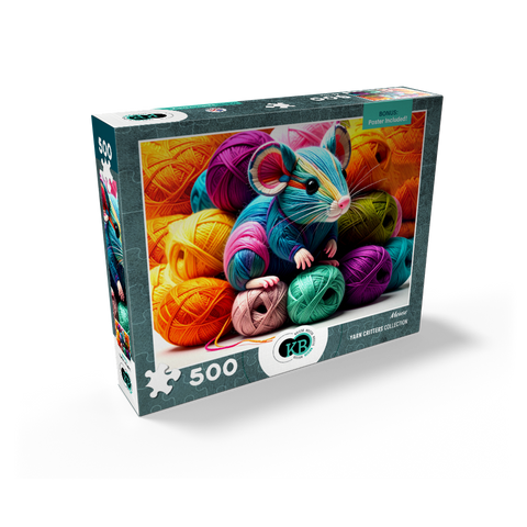 Mouse: Yarn Critters Collection 500 Jigsaw Puzzle box view2