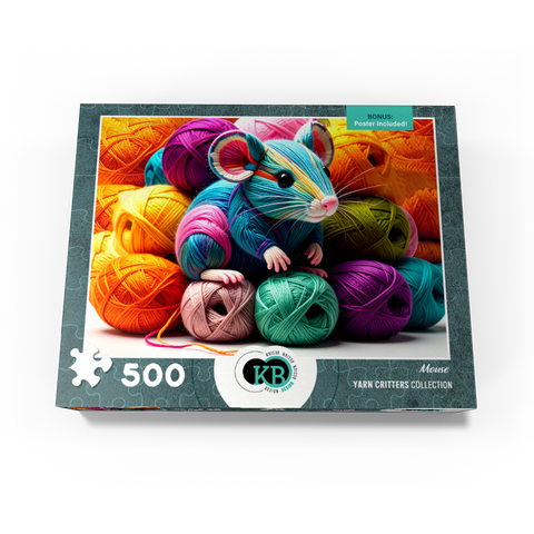 Mouse: Yarn Critters Collection 500 Jigsaw Puzzle box view3