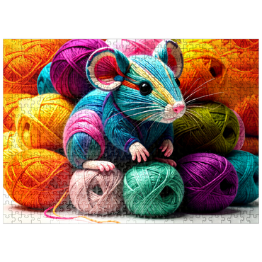 puzzleplate Mouse: Yarn Critters Collection 500 Jigsaw Puzzle