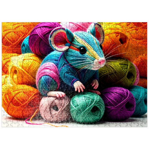 puzzleplate Mouse: Yarn Critters Collection 500 Jigsaw Puzzle