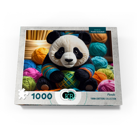 Panda: Yarn Critters Collection 1000 Jigsaw Puzzle box view3