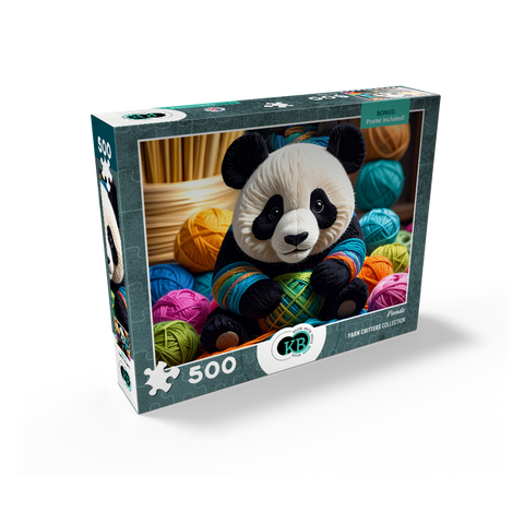 Panda: Yarn Critters Collection 500 Jigsaw Puzzle box view2